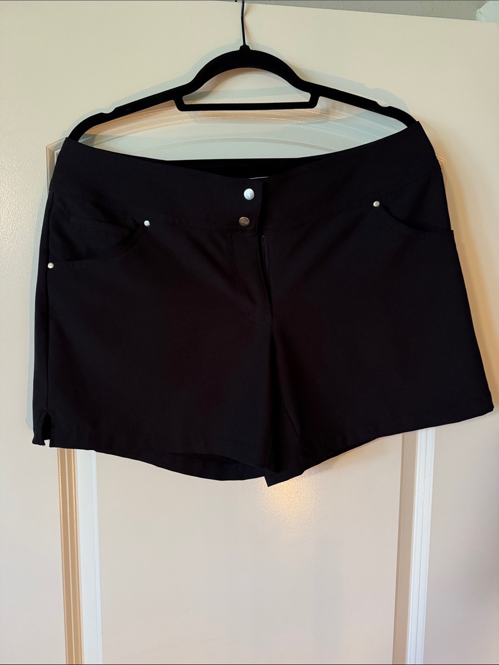 Slazenger Black Women's Pull-On Golf Shorts